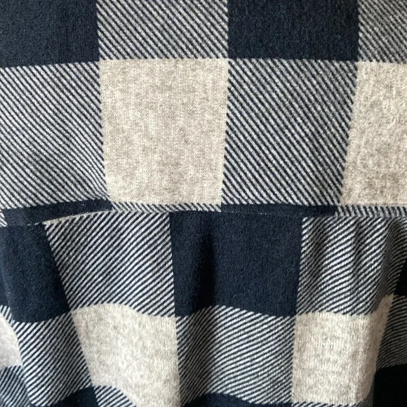 Valor Collective NWOT Blue And Gray Plaid Casual Button Down Shirt Unisex - Picture 7 of 8